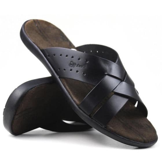 Leather Sandals male